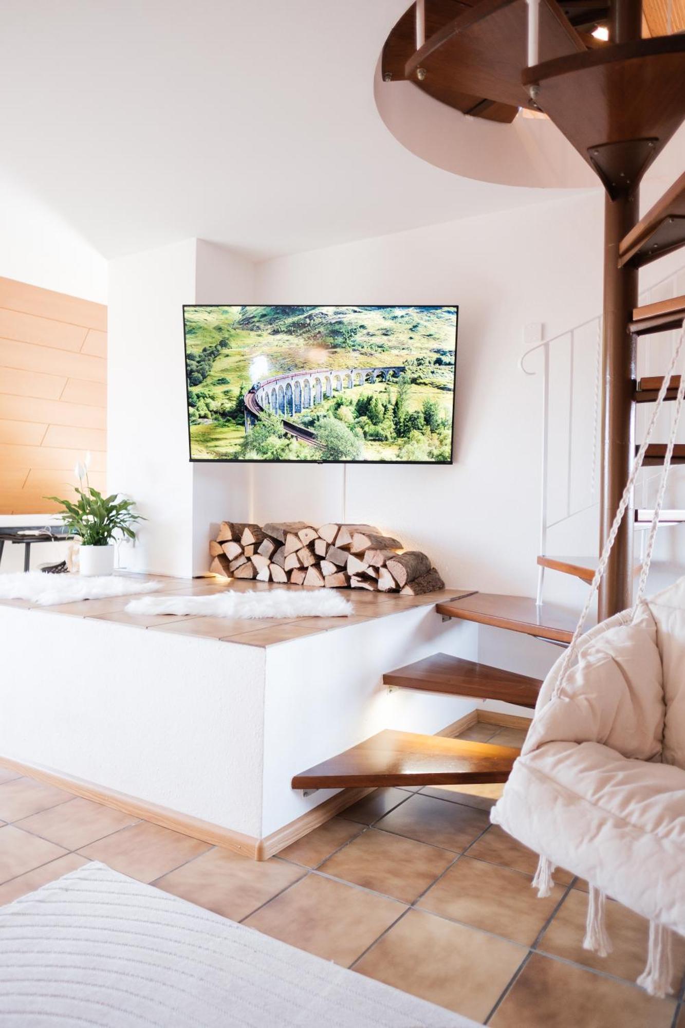 Neu Deluxe Suite Muensterblick, Maisonette, Kingsize Bett, Kueche, Netflix, Aussicht, E-Kamin บัดแซคคิงเงน ภายนอก รูปภาพ